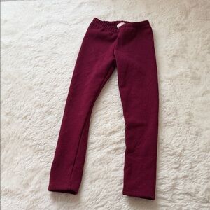 Cat & Jack Burgundy Fleece Leggings